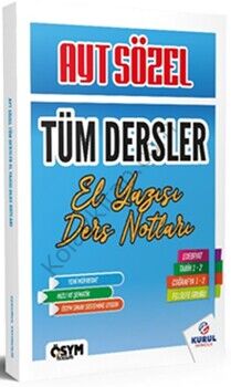 Kurul Yayıncılık AYT Sözel Tüm Dersler El Yazısı Ders Notları