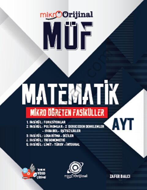 Orijinal Mikro AYT Matematik MÖF Mikro Öğreten Fasiküller