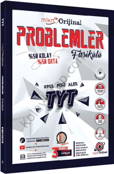 Orijinal Mikro TYT Problemler Fasikülü Soru Bankası