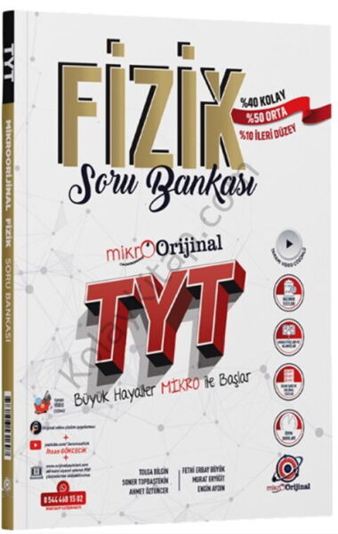 Orijinal Mikro TYT Fizik Soru Bankası