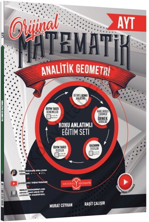 Orijinal Yayınları AYT Analitik Geometri Konu Anlatımlı