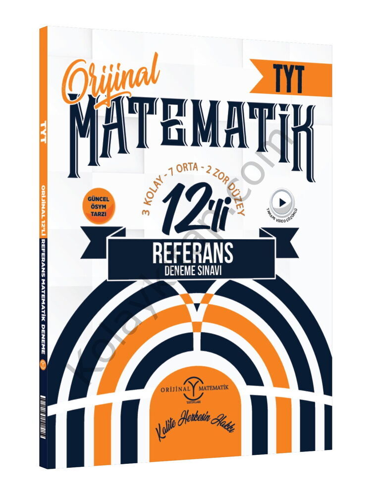 Orijinal Yayınları TYT Matematik 12 li Referans Deneme Sınavı