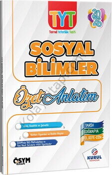 Kurul Yayıncılık 2026 TYT Sosyal Bilimler Özet Anlatım