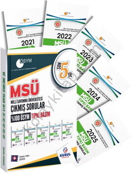 Kurul Yayıncılık MSÜ Son 5 Yıl Tıpkı Basım Çıkmış Sorular
