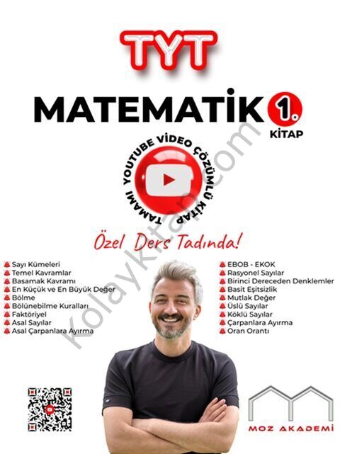 Moz Akademi TYT Matematik 1. Kitap Tamamı Çözümlü Soru Bankası