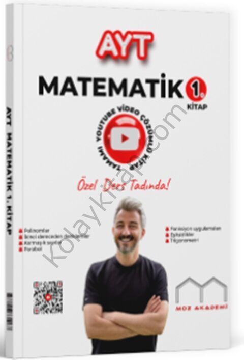 Moz Akademi AYT Matematik 1. Kitap Tamamı Çözümlü Soru Bankası