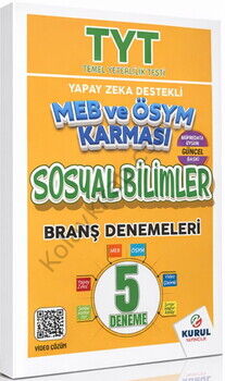 Kurul Yayıncılık TYT Yapay Zeka Destekli MEB ve ÖSYM Karması Sosyal Bilimler 5 li Branş Denemeleri