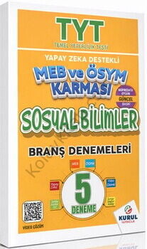 Kurul Yayıncılık TYT Yapay Zeka Destekli MEB ve ÖSYM Karması Sosyal Bilimler 5 li Branş Denemeleri