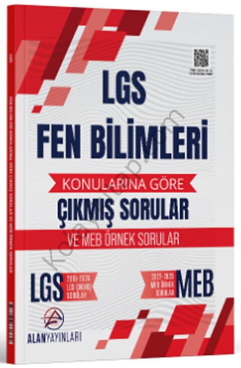 Alan Yayınları 8. Sınıf LGS Fen Bilimleri Konularına Göre Çıkmış Sorular