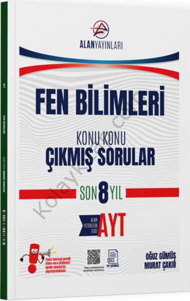 Alan Yayınları AYT Fen Bilimleri Konu Konu Çıkmış Sorular Son 8 Yıl