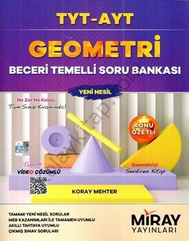 Miray Yayınları TYT AYT Geometri Beceri Temelli Soru Bankası