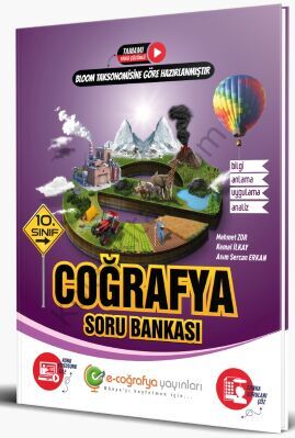 E-coğrafya Yayınları 10. Sınıf Coğrafya Soru Bankası