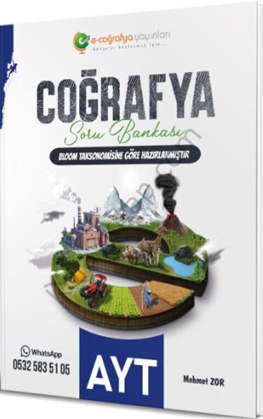 E-coğrafya Yayınları AYT Coğrafya Soru Bankası