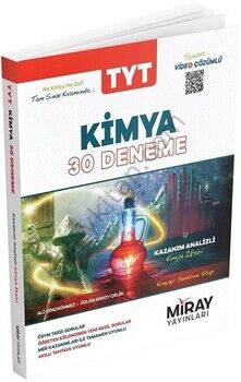 Miray Yayınları TYT Kimya Video Çözümlü 30 Deneme