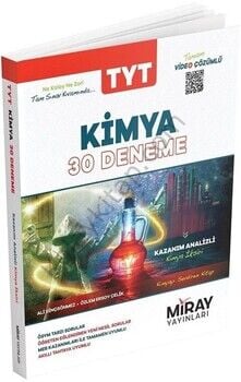 Miray Yayınları TYT Kimya Video Çözümlü 30 Deneme