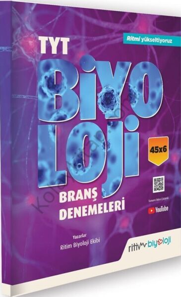 Ritim Biyoloji TYT Biyoloji 45 x 6 Branş Denemeleri