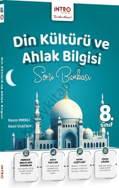 İntro Yayınları 8. Sınıf Din Kültürü ve Ahlak Bilgisi Soru Bankası