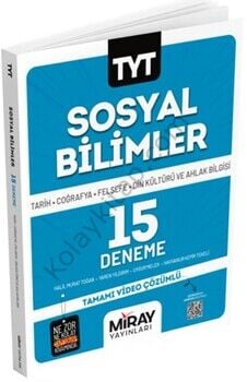 Miray Yayınları TYT Sosyal Bilimler 15 Deneme