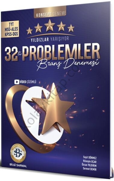 Yıldızlar Yarışıyor TYT MSÜ ALES KPSS DGS Problemler  32 li Branş Denemesi