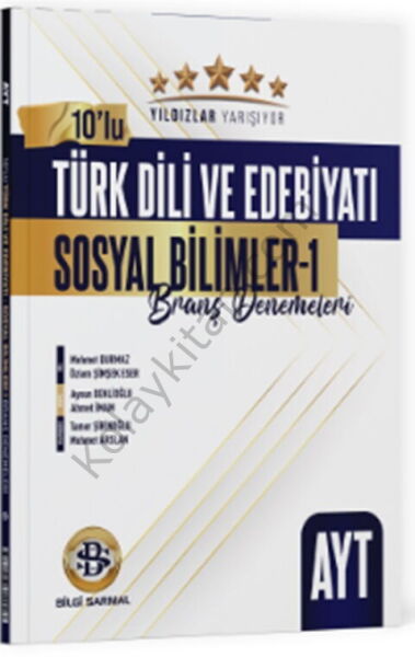 Yıldızlar Yarışıyor AYT Türk Dili ve Edebiyatı Sosyal Bilimler 1  10 lu Branş Denemeleri