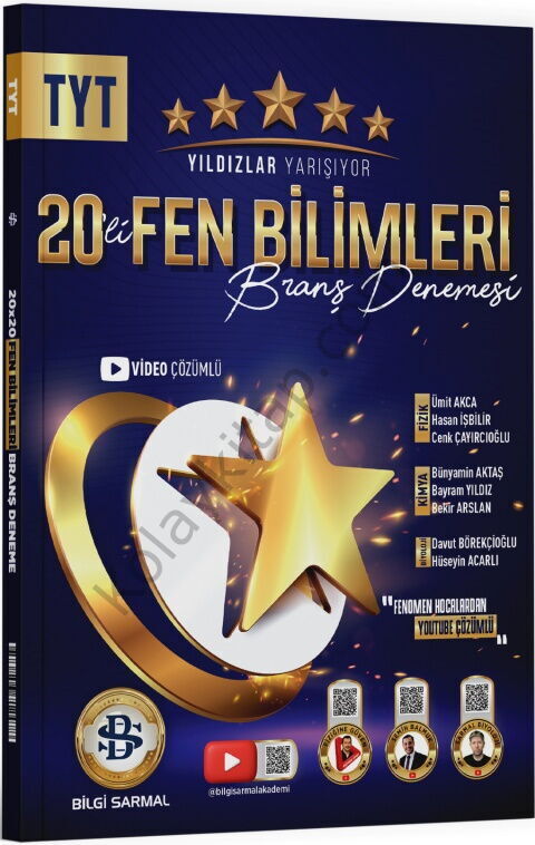 Yıldızlar Yarışıyor TYT Fen Bilimleri 20 li Branş Denemesi
