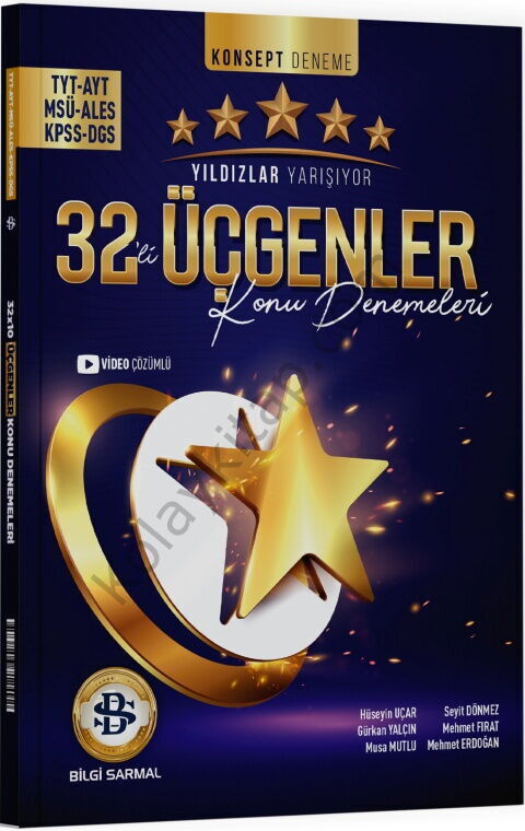 Yıldızlar Yarışıyor TYT AYT Üçgenler 32 li Konu Denemeleri