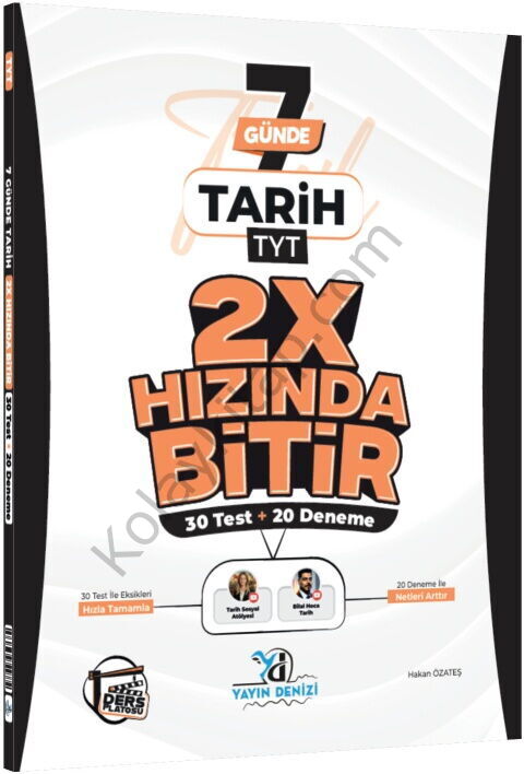 Yayın Denizi TYT Tarih Ders Platosu 2X Hızında Bitir Deneme