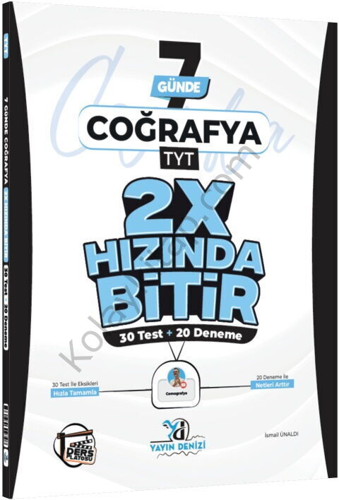 Yayın Denizi TYT Coğrafya Ders Platosu 2X Hızında Bitir Deneme
