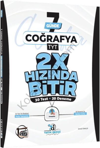 Yayın Denizi TYT Coğrafya Ders Platosu 2X Hızında Bitir Deneme