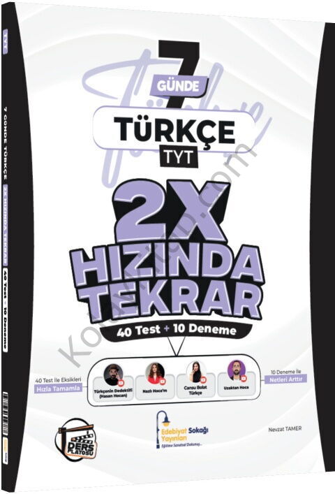 Edebiyat Sokağı TYT Türkçe Ders Platosu 2X Hızında Tekrar Deneme