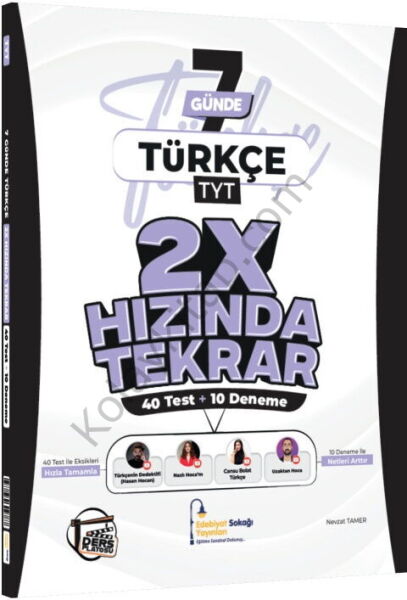 Edebiyat Sokağı TYT Türkçe Ders Platosu 2X Hızında Tekrar Deneme