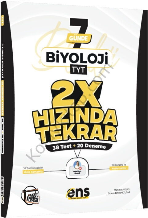 ENS Yayıncılık TYT Biyoloji Ders Platosu 2X Hızında Tekrar
