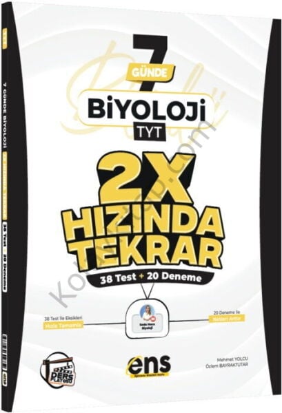 ENS Yayıncılık TYT Biyoloji Ders Platosu 2X Hızında Tekrar