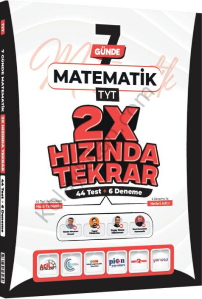 Ders Platosu TYT Matematik 7 Günde 2X Hızında Tekrar Deneme