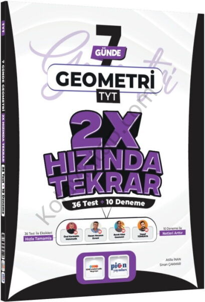 Ders Platosu TYT Geometri 7 Günde 2X Hızında Tekrar Deneme