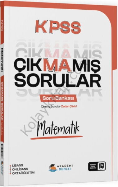 Akademi Denizi KPSS Matematik Çıkmamış Sorular Soru Bankası