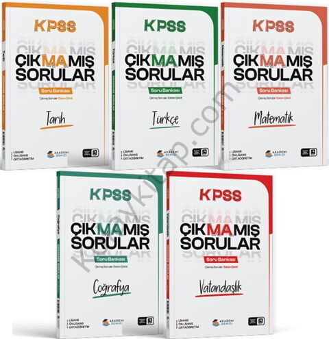 Akademi Denizi KPSS Çıkmamış Sorular Soru Bankası Seti