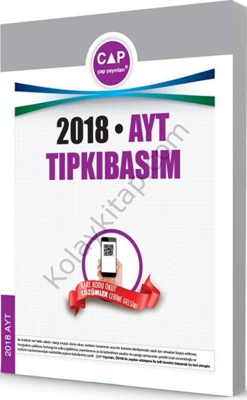 Çap Yayınları AYT 2018 Tıpkı Basım