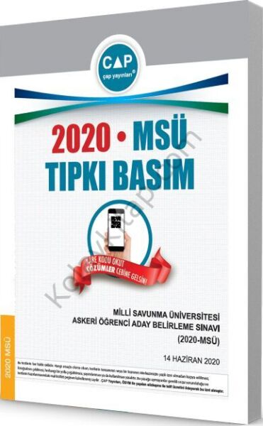 Çap Yayınları Üniversiteye Hazırlık MSÜ 2020 Tıpkı Basım