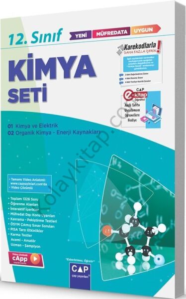 Çap Yayınları 12. Sınıf Kimya Anadolu Seti