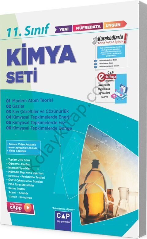 Çap Yayınları 11. Sınıf Kimya Anadolu Seti