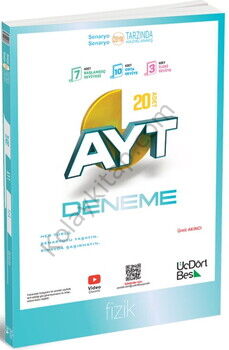 ÜçDörtBeş Yayınları AYT Fizik 20 Deneme
