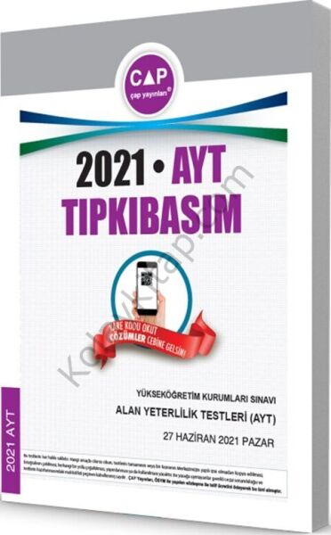Çap Yayınları 2021 AYT Tıpkı Basım
