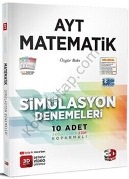 3D Yayınları AYT Matematik Simülasyon 10 lu Denemeleri