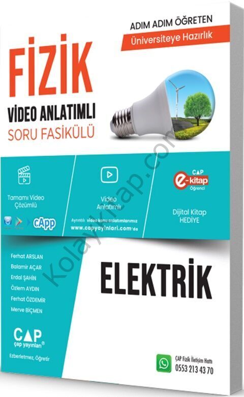 Çap Yayınları Fizik Elektrik Konu Anlatımlı Soru Bankası