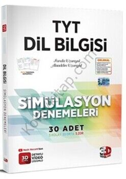 3D Yayınları TYT Dil Bilgisi Simülasyon Denemeleri Detaylı Video Çözümlü