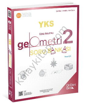 ÜçDörtBeş Yayınları TYT AYT Geometri Soru Bankası 2. Kitap