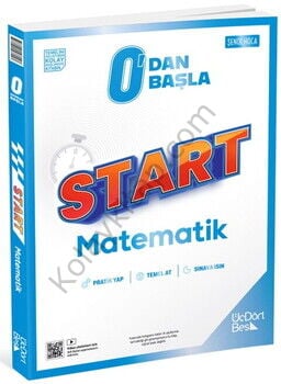 ÜçDörtBeş Yayınları Sıfırdan Başla Start Matematik