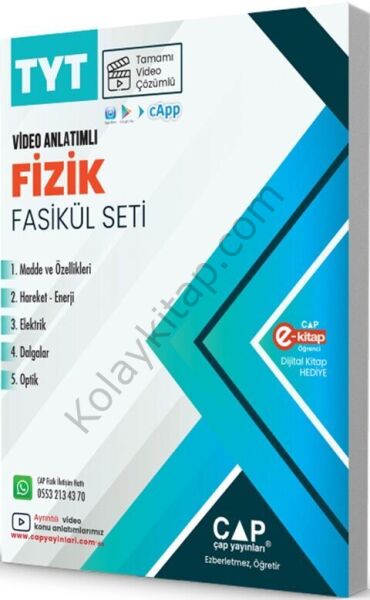 Çap Yayınları TYT Fizik Seti