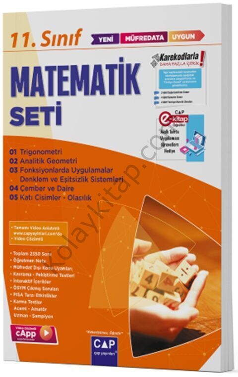 Çap Yayınları 11. Sınıf Matematik Anadolu Seti
